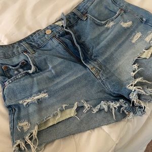 Zara denim shorts